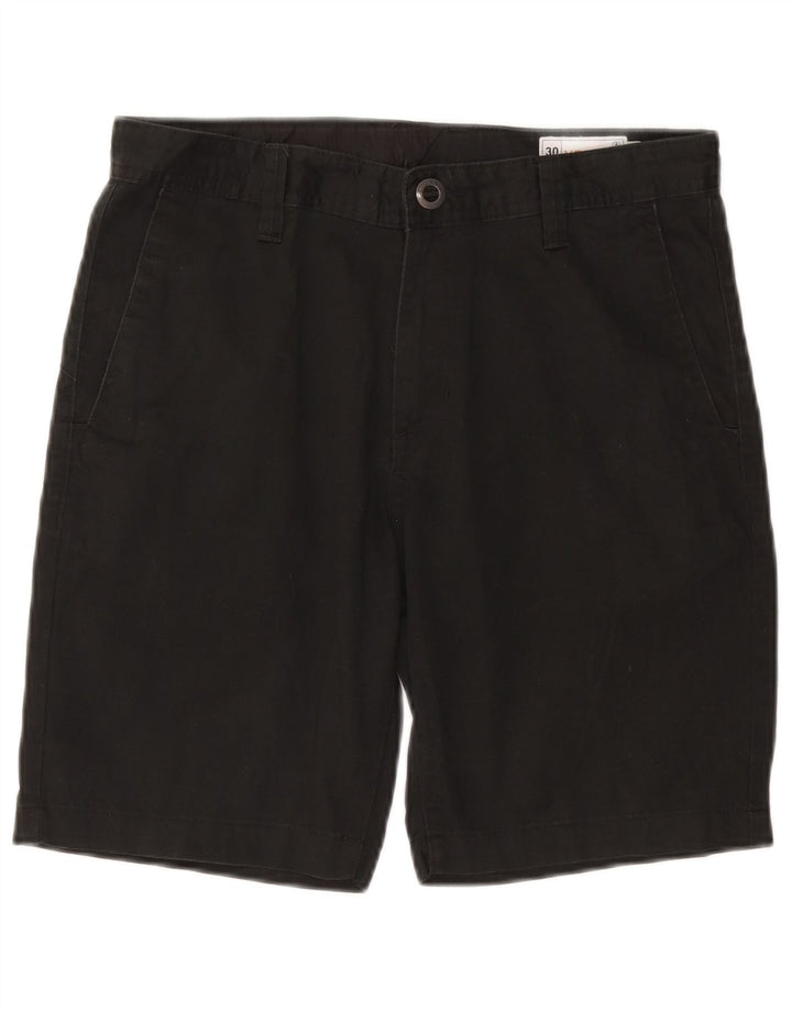Pantalones cortos chinos Volcom para hombre W30 Medium Azul marino Algodón