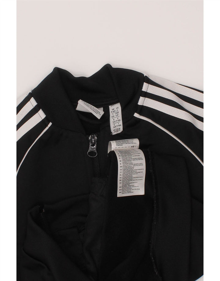 Adidas Chaqueta de Chándal para Niños 9-10 Años Negro Poliéster