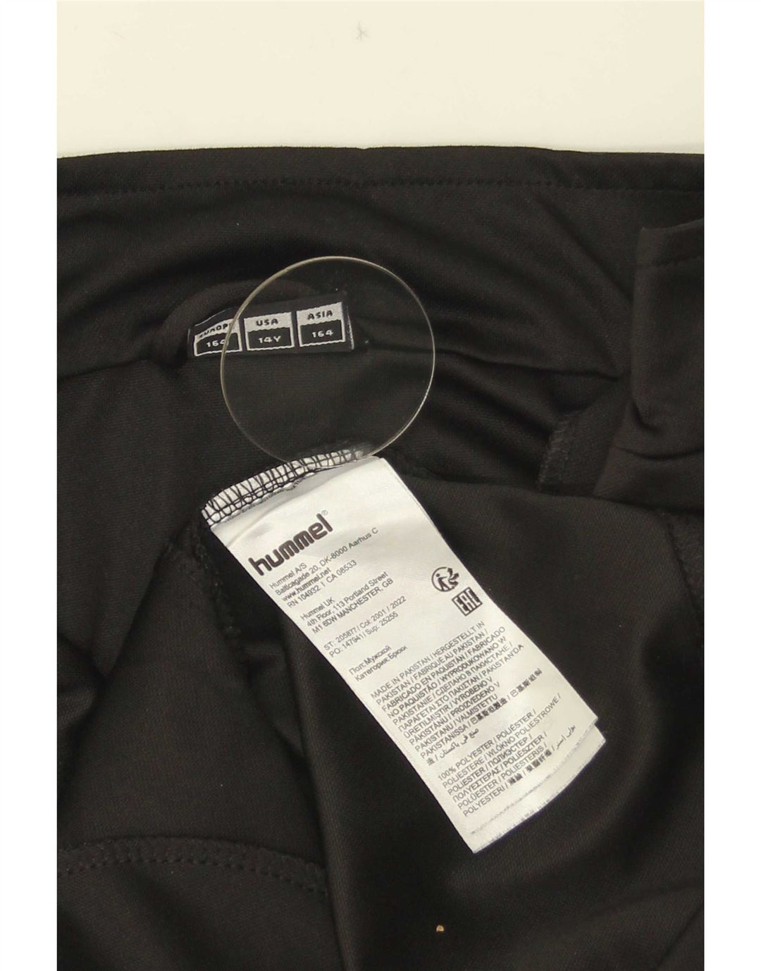 Hummel Chaqueta de chándal gráfica para niños 13-14 años Negro Geométrico