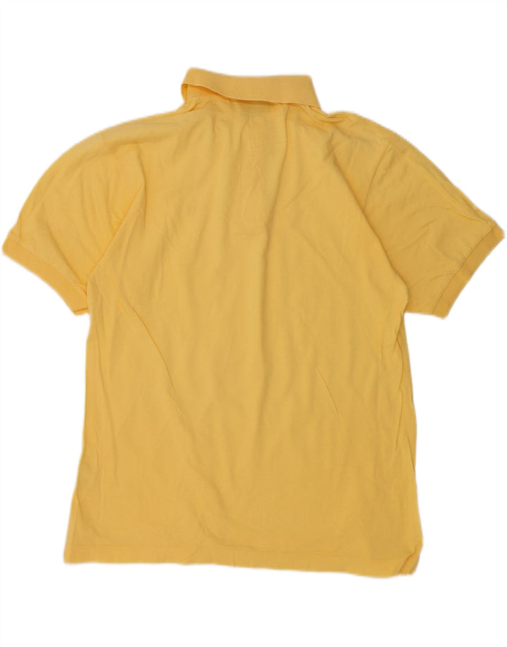 SERGIO TACCHINI Mens Polo Shirt Medium Yellow Vintage Sergio Tacchini and Second-Hand Sergio Tacchini from Messina Hembry 