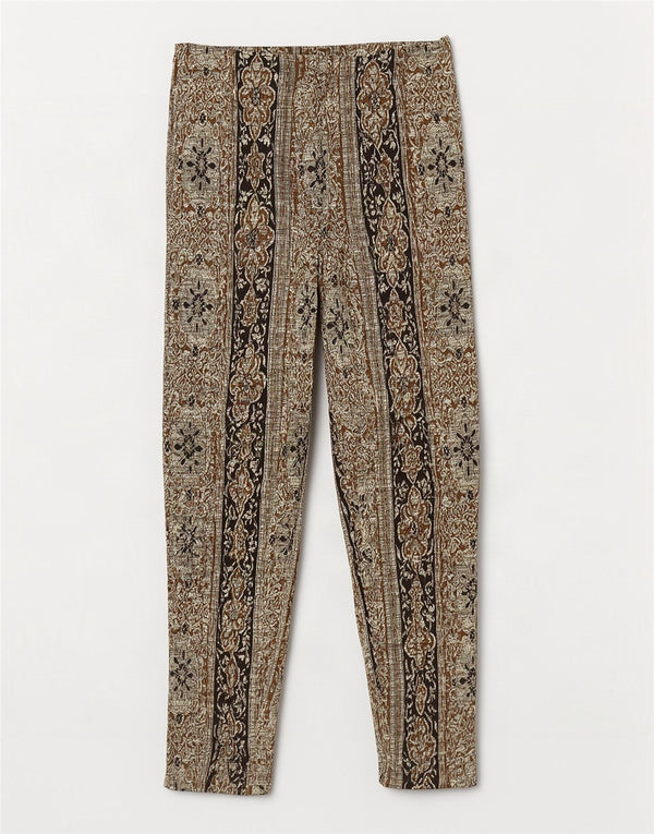 Oktavia Pantalones casuales para mujer UK 12 Medium W26 L30 Paisley multicolor