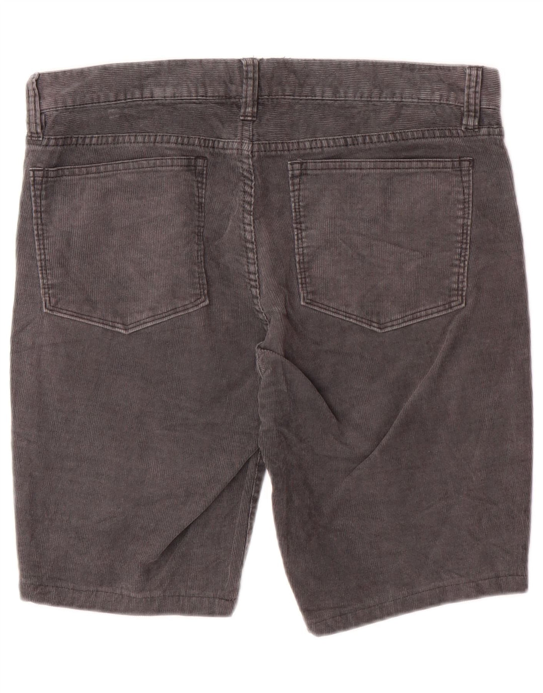 J. Crew Pantalones cortos de pana Toothpick para hombre W30 Algodón gris medio