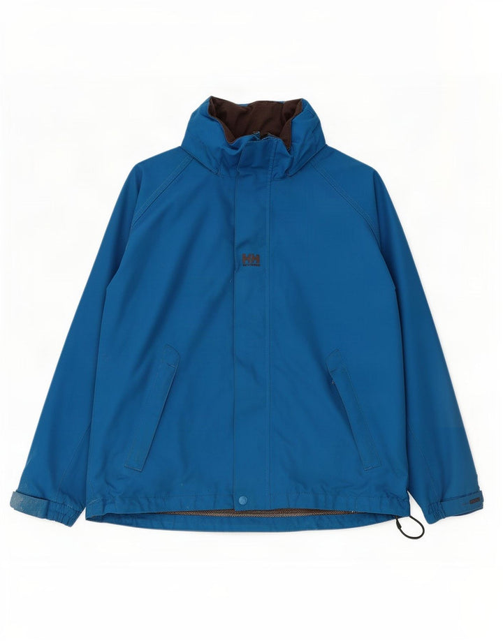 Helly Hansen Chaqueta impermeable con capucha para niños 13-14 años Poliéster azul