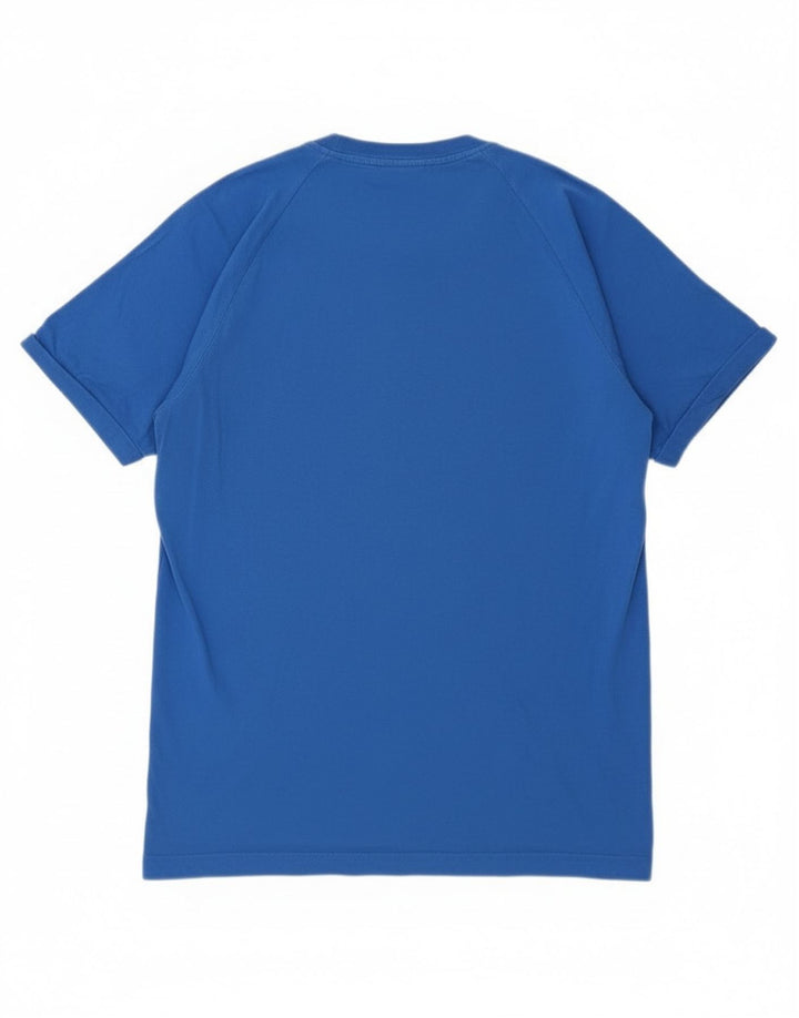 Adidas Hombre Camiseta Top Small Azul Algodón