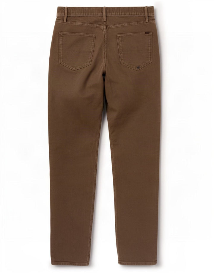 Marks & Spencer Pantalones informales ajustados para hombre W32 L33 Algodón gris