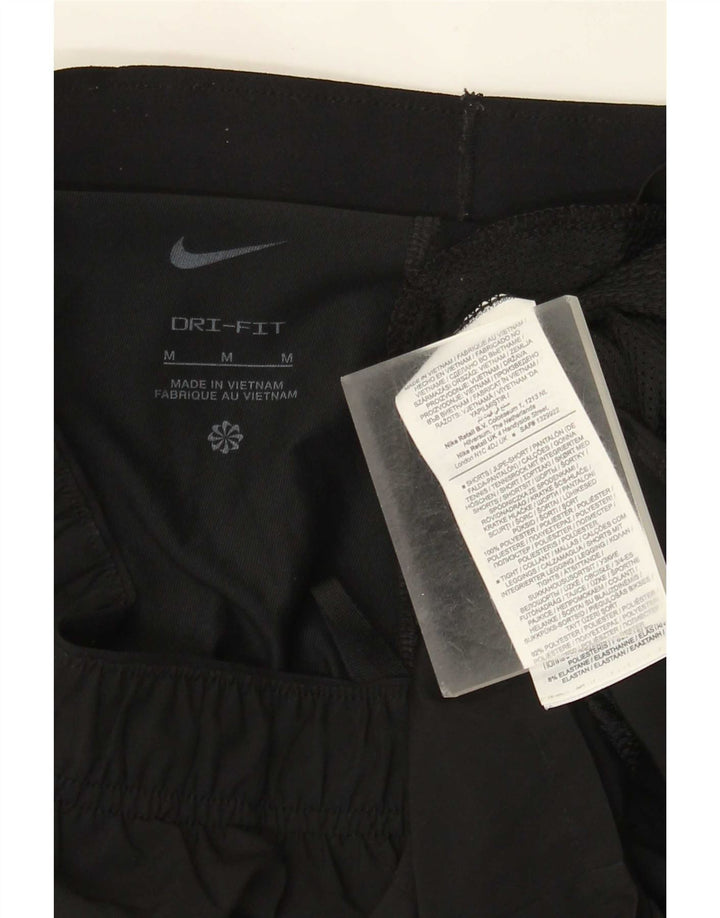 Pantalones cortos deportivos Nike Dri Fit para hombre Poliéster negro mediano