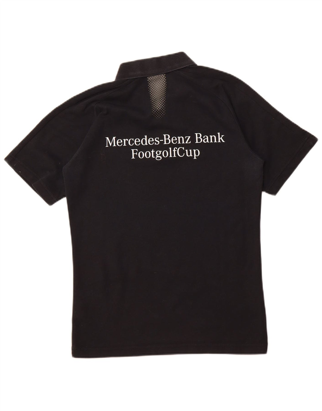 PUMA Polo gráfico para hombre de algodón negro mediano