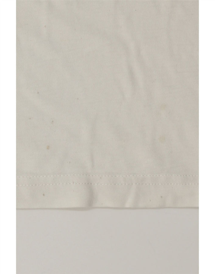 ADIDAS Camiseta gráfica para hombre Top Medium White Cotton