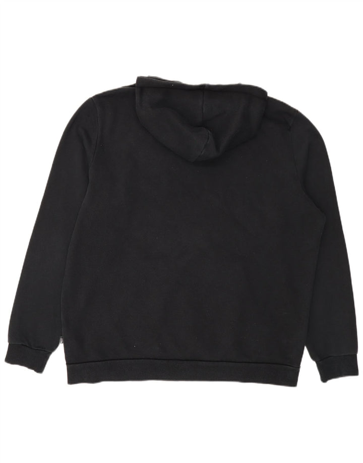 PUMA Sudadera con capucha gráfica para hombre XL Algodón negro