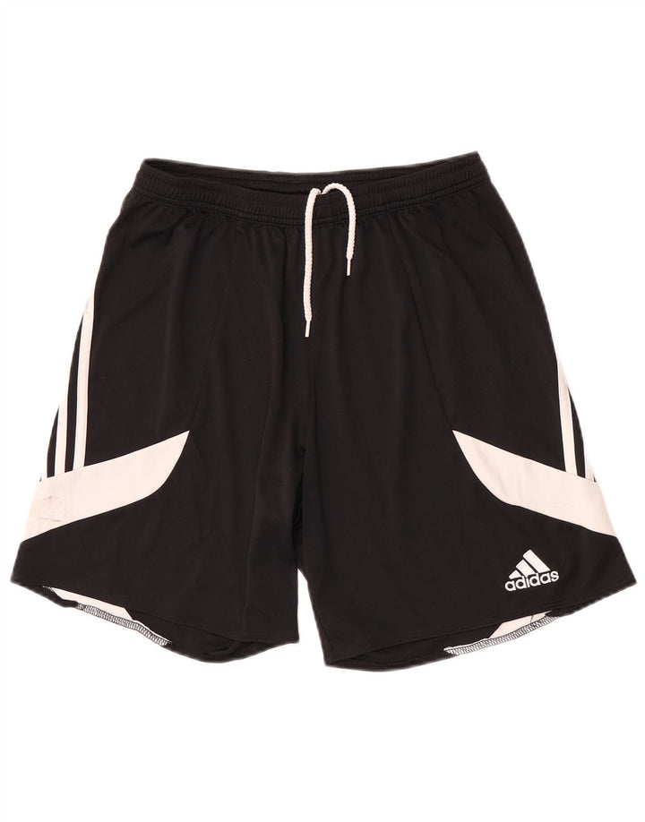 Adidas Mens Climalite Sport Shorts Medio Negro Colorblock Poliéster