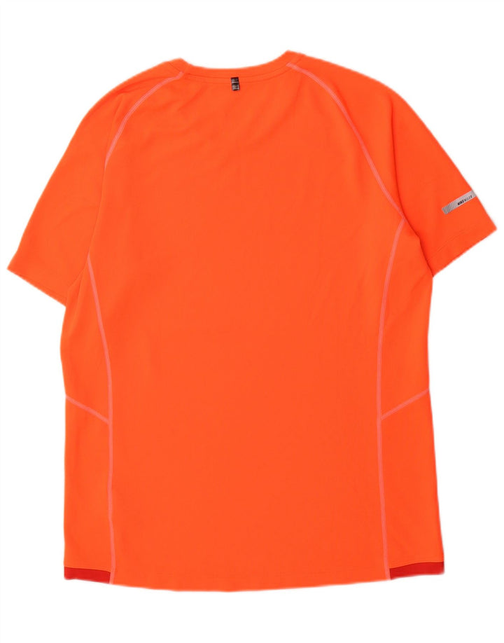 Camiseta Nike Dri Fit para hombre Top Naranja medio Colorblock Poliéster
