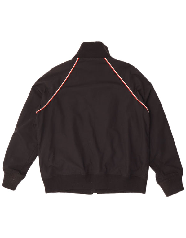 Jack & Jones Mens Graphic Bomber Jacket UK 42 XL Poliéster Negro