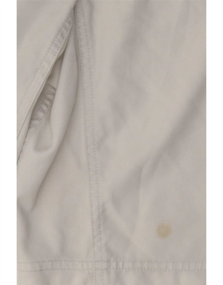 Nike - Pantalones cortos deportivos Dri Fit para hombre, poliéster, color blanco, pequeño