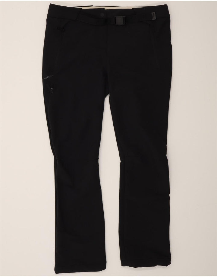 Pantalón Cargo Decathlon Mujer Bootcut Grande W38 L31 Poliéster Negro