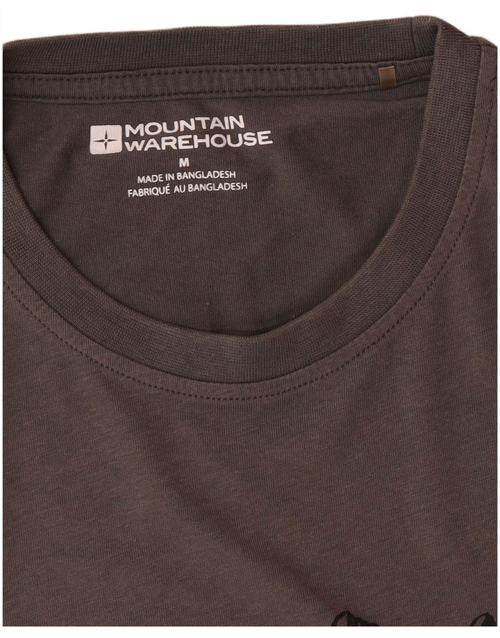 MOUNTAIN WAREHOUSE Camiseta gráfica para hombre Top Gris medio