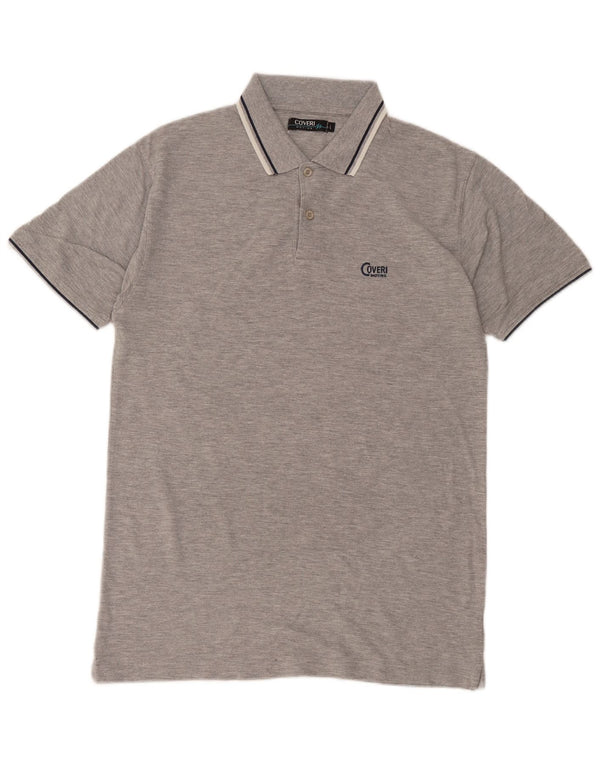 Coveri Polo Hombre Grande Gris Algodón