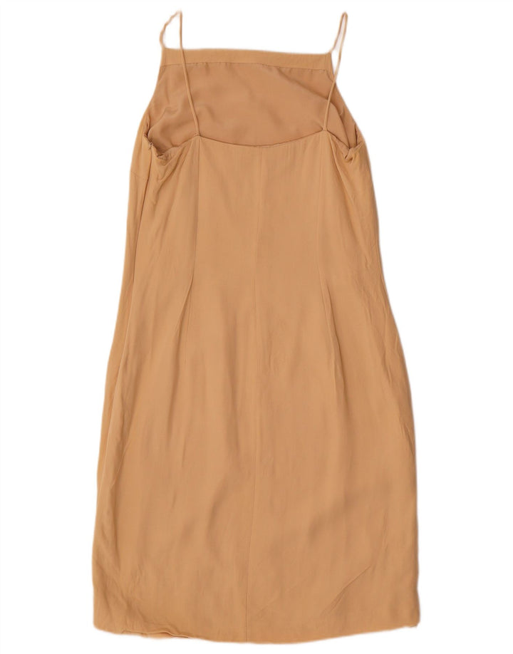 Marella Vestido lencero para mujer UK 42 Viscosa beige medio