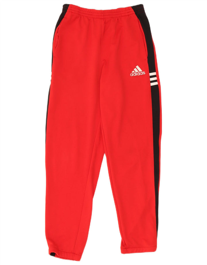 Adidas Pantalones de chándal para niño 13-14 años Rojo Colorblock Poliéster