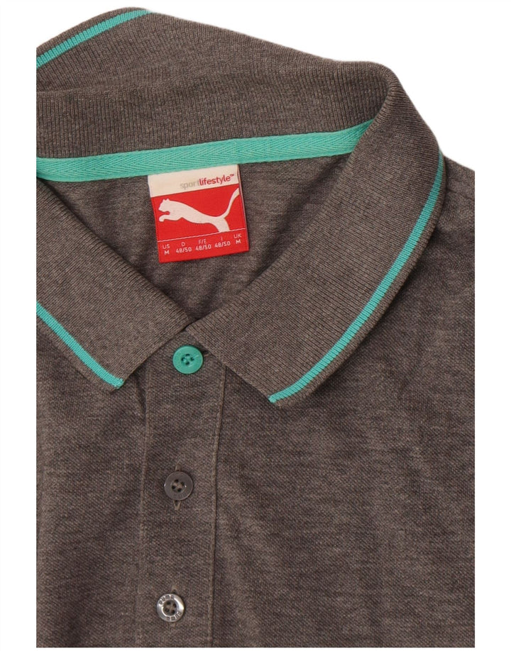 Polo Puma Hombre Gris Medio