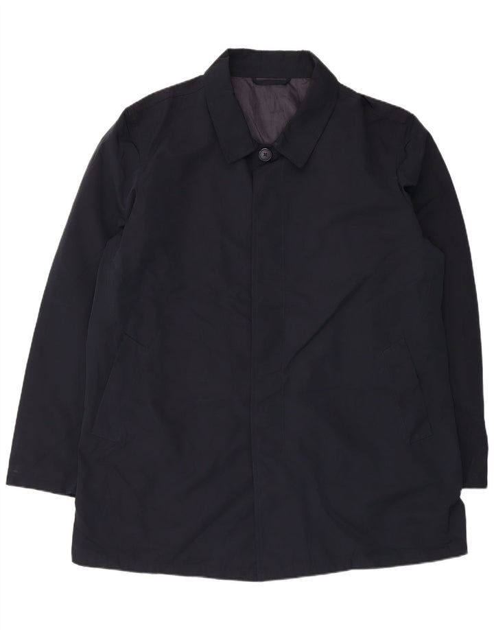 Marks & Spencer Abrigo para hombre UK 44 2XL Poliéster azul marino
