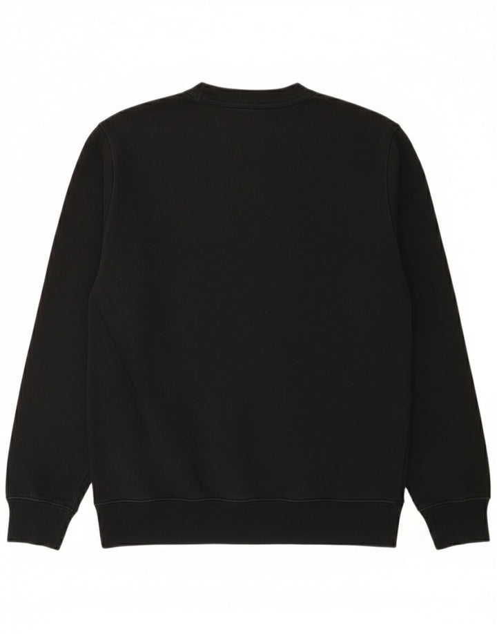 Zara Hombre Sudadera Jumper Medium Negro Algodón