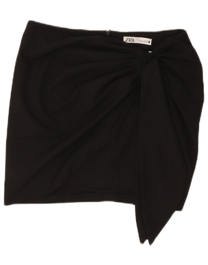 Zara Mujer Minifalda Grande W30 Negro