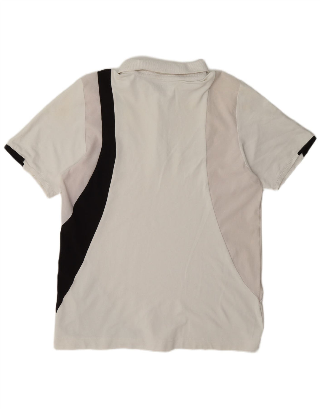 Polo Lotto Hombre De Nylon Color Block Blanco Grande