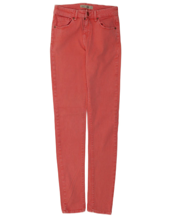 Vaqueros ajustados Jamie para mujer de Topshop W28 L32 Algodón rosa