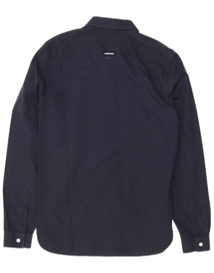 Camisa Fred Perry Hombre Small Azul Marino Algodón