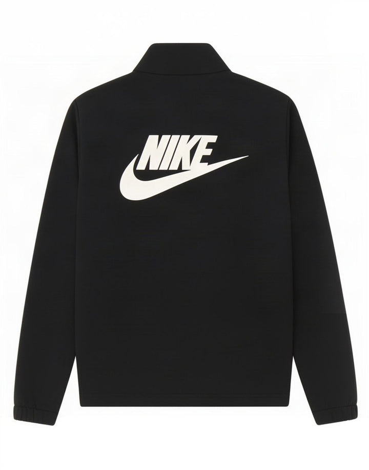 Nike Boys Graphic Chándal Top Chaqueta 10-11 años Mediano Negro Poliéster