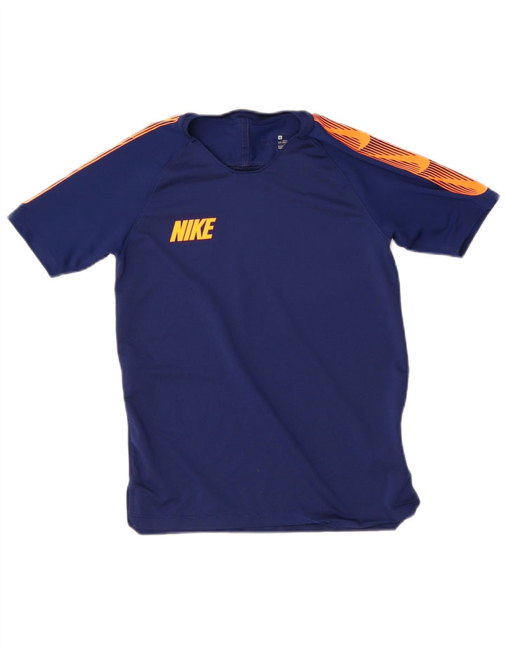 NIKE Camiseta gráfica para niños 10-11 años Mediano Azul Marino Colorblock