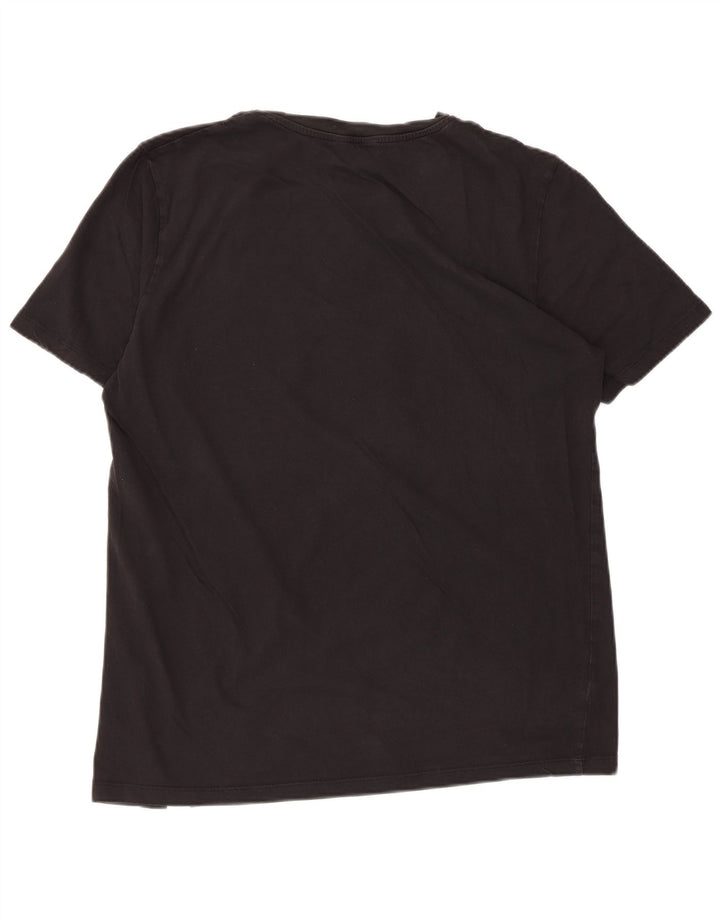 Jack & Jones Hombre Camiseta Gráfica Top XL Negro