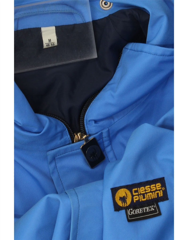 Ciesse Piumini Chaqueta cortavientos con capucha Gore-Tex para hombre IT 48/50 Azul medio