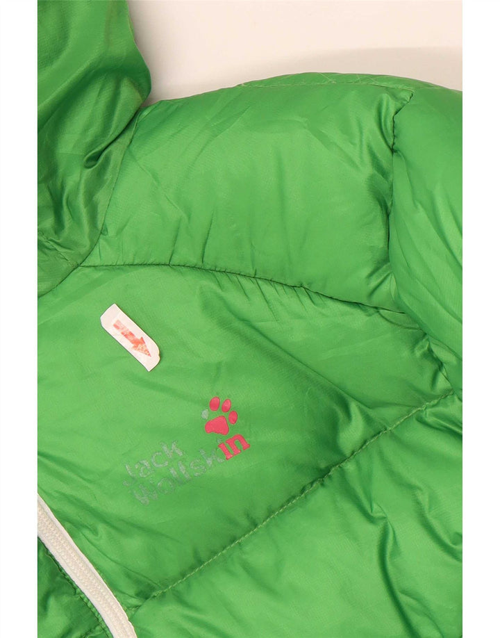 Jack Wolfskin Chaqueta Acolchada Mujer ES 18/20 XL Verde Poliéster