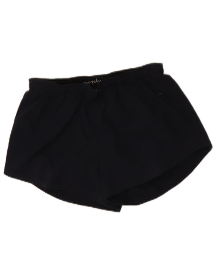 Champion Pantalones cortos deportivos para mujer UK 8 Small Poliéster azul marino