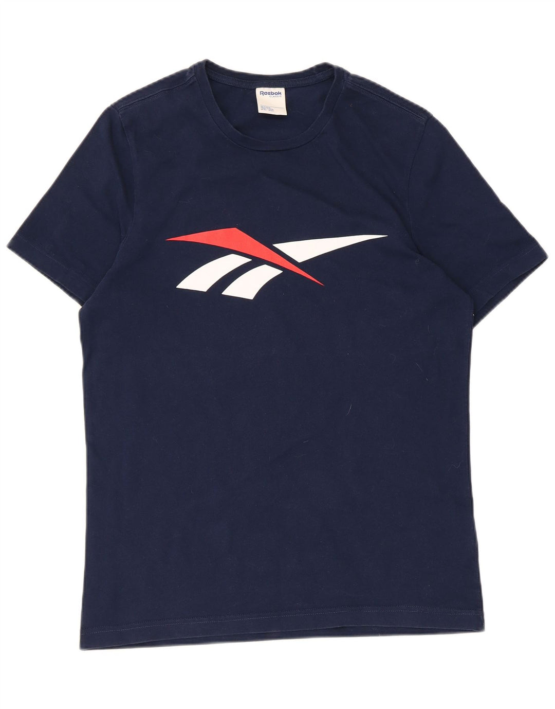 Camiseta Reebok Hombre Graphic Top Medium Azul Marino Algodón