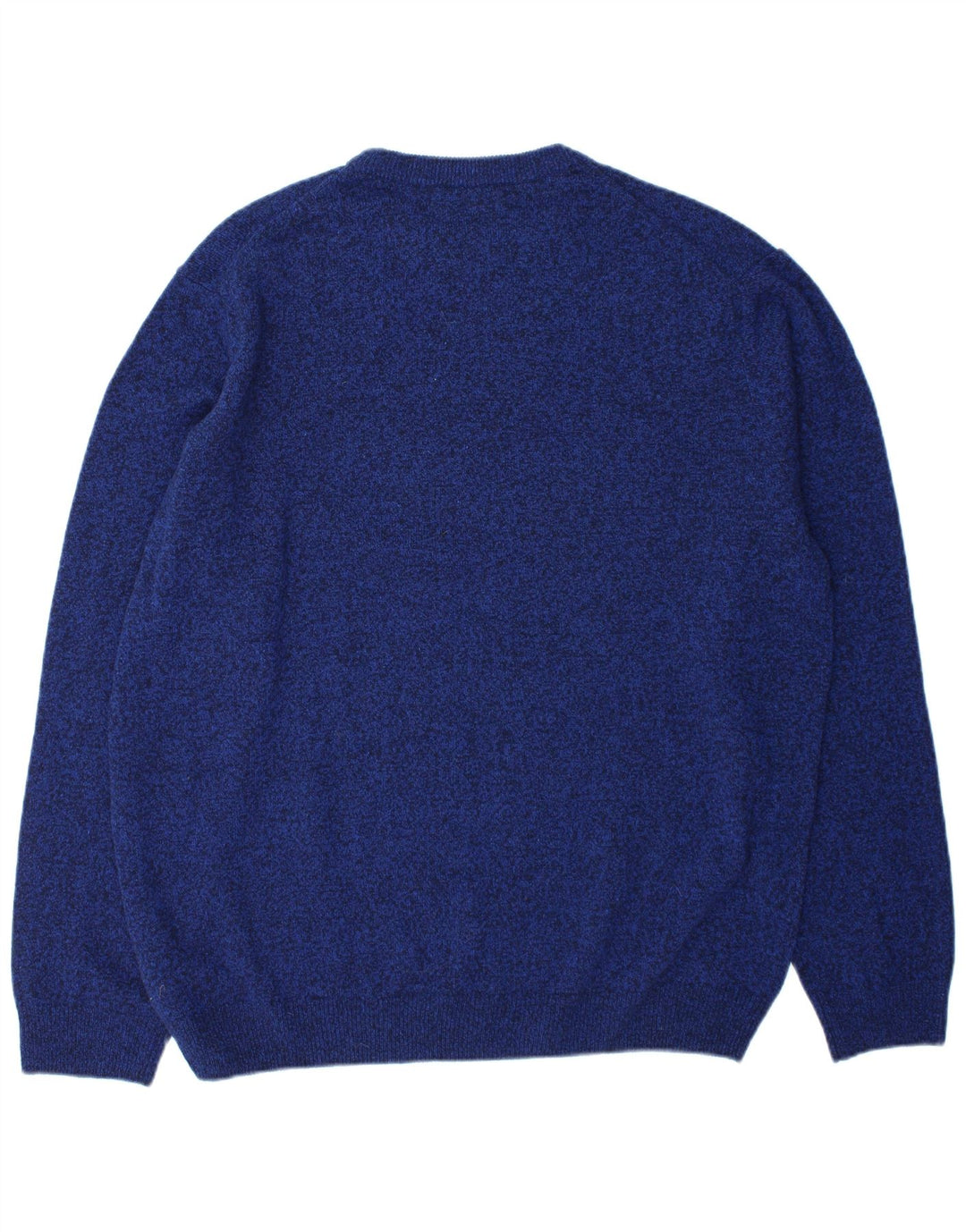 Marks & Spencer - Jersey de cuello redondo para hombre, talla 2XL, lana azul