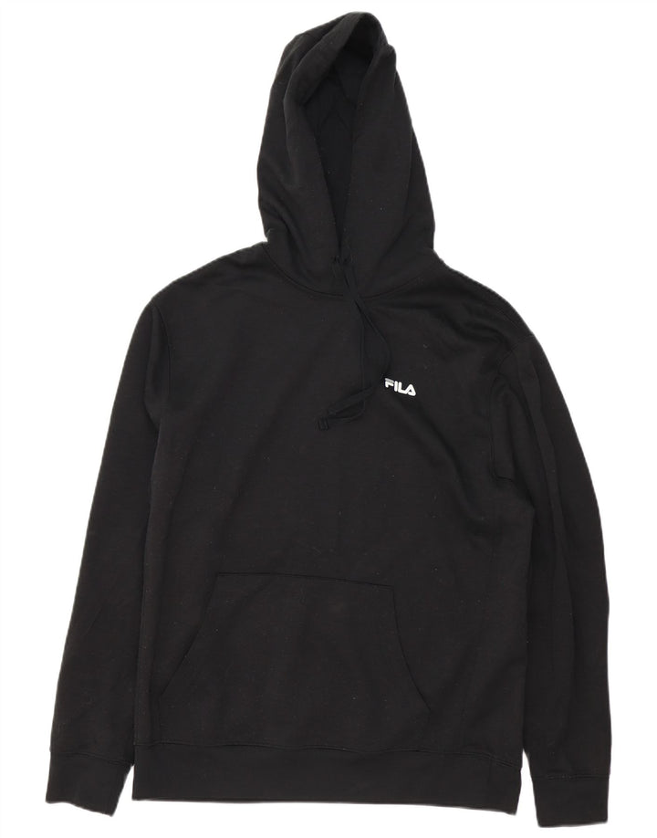 Fila Hombre Sudadera Con Capucha Jumper Medium Negro Poliéster