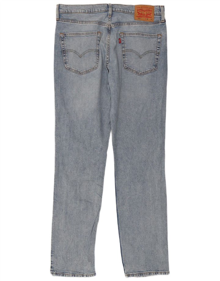 Levi's Hombre 511 Slim Jeans W36 L34 Algodón Azul