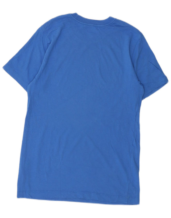 NIKE Camiseta gráfica para hombre Top Small Blue Cotton