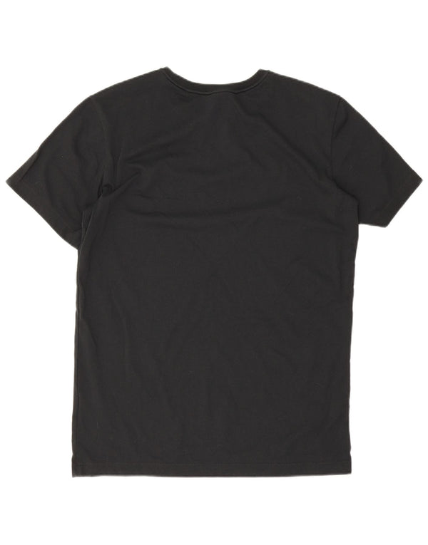 Jack Wolfskin Camiseta para hombre Top UK 40 Medium Negro Algodón