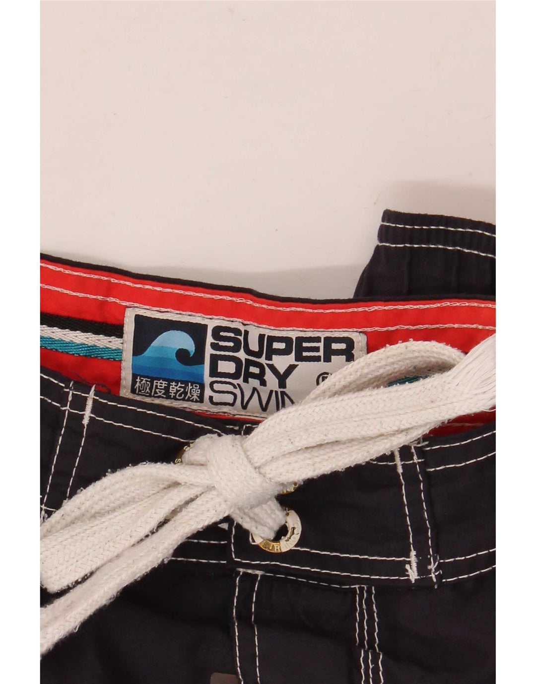 Superdry Shorts De Baño Gráficos Para Hombre Poliéster Azul Marino Medio