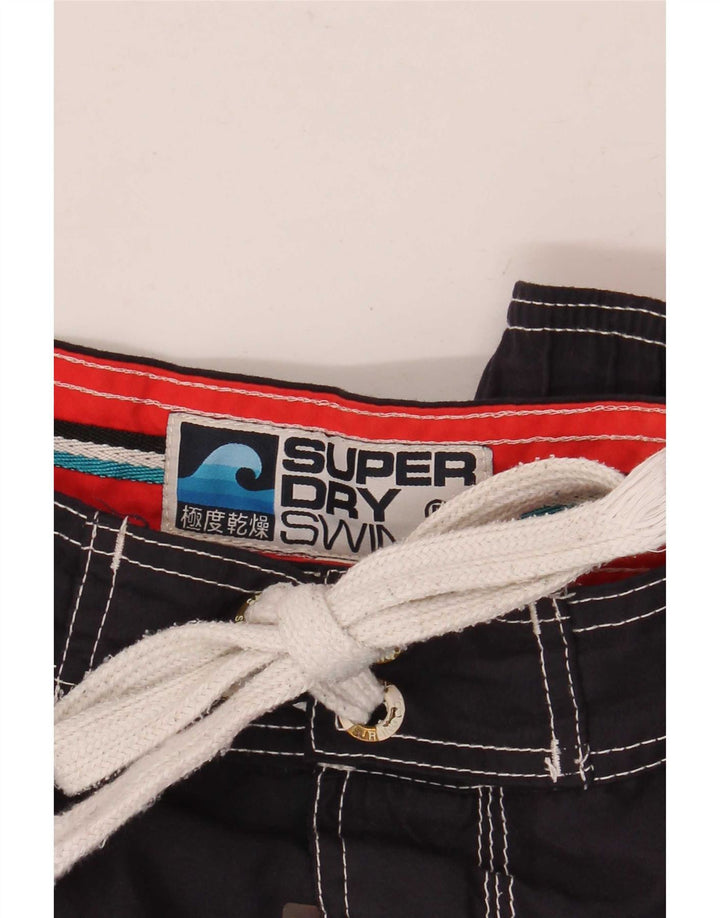 Superdry Shorts De Baño Gráficos Para Hombre Poliéster Azul Marino Medio