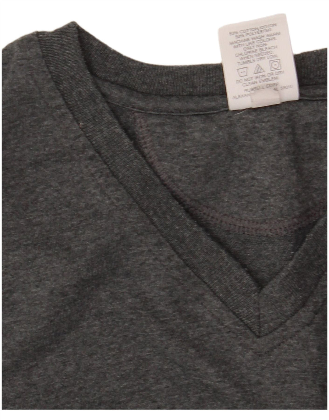 RUSSELL ATHLETIC Camiseta sin mangas para mujer UK 16 Grande Gris Algodón