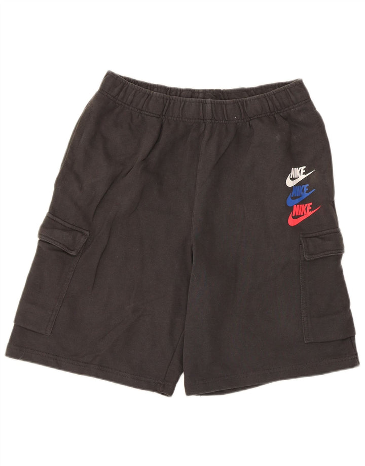 Pantalones cortos deportivos Nike Graphic Cargo para hombre de algodón gris medio