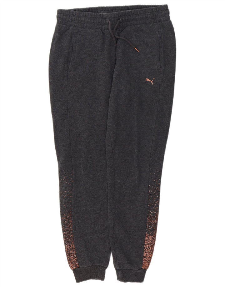 PUMA Pantalones de chándal para mujer Joggers UK 14 Medium Grey Spotted
