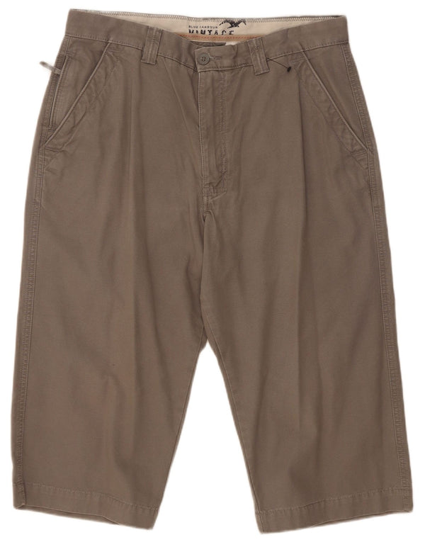 Marks & Spencer Bermudas vintage para hombre W32 Algodón gris medio