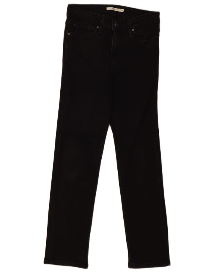 Vaqueros Levi's 712 Slim para mujer W27 L28 Algodón negro