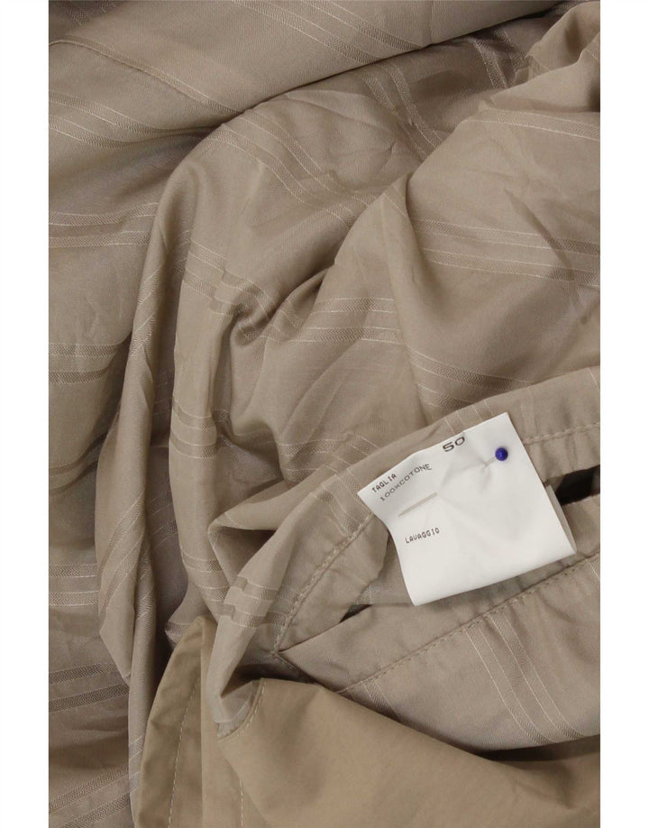 Gabardina Allegri Hombre IT 50 Grande Algodón Beige