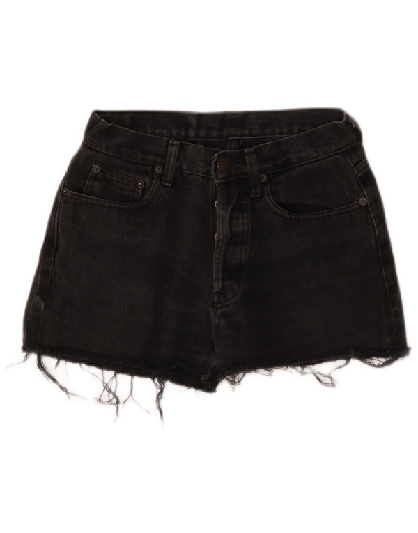Levi's Mujer 501 Denim Hot Pants W29 Algodón Negro Mediano